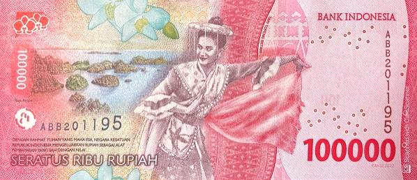 PN168 Indonesia - 100.000 Rupiah Year 2022